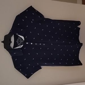 Gloria Vanderbilt Polo Navy with Anchors